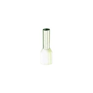 DIN insulated ferrule 0.50mm2-22AWG - White 8mm